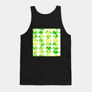 Ginkgo Leaves on White 5748 Tank Top